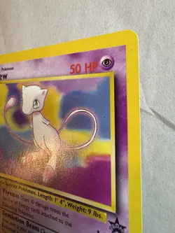 Mew Black Star Promo 8 Non-Holo Pokemon Card 2000 WOTC TCG - Image 5