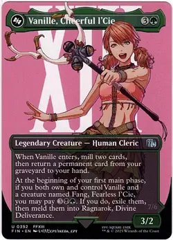 MTG Final Fantasy Vanille, Cheerful L'Cie Borderless (Uncommon) - Image 1