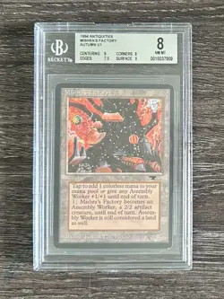 MTG Antiquities Fall Mishra’s Factory, BGS 8 NM/MT - Image 1