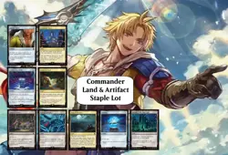 9x - Commander FINAL FANTASY Land & Artifact Lot - Arcane Signet Sol Ring & more - Image 1