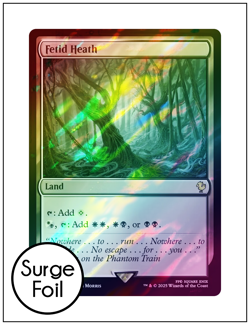 1x Fetid Heath, Surge Foil, Final Fantasy, Magic MTG NM - Image 1