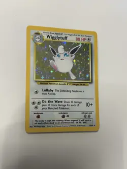 Pokemon 1999 Wigglytuff 16/64 Jungle Holo Rare NO SYMBOL ERROR MP - Image 3