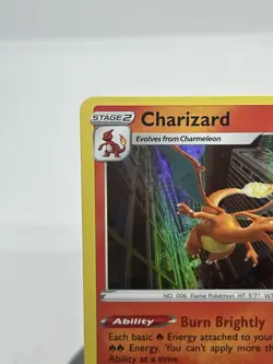 Pokemon TCG Charizard 010/078 Pokemon GO Holo Rare NM - Image 2