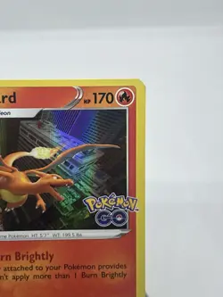 Pokemon TCG Charizard 010/078 Pokemon GO Holo Rare NM - Image 3