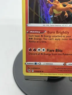 Pokemon TCG Charizard 010/078 Pokemon GO Holo Rare NM - Image 5