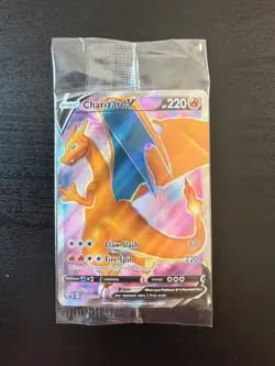 Pokemon Charizard V Full Art Promo SWSH050 Sealed - Image 1