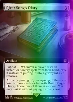 MTG Magic the Gathering River Song's Diary (460/1208) Doctor Who LP FOIL - Image 1
