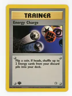 Energy Charge 85/111 1st Edition Neo Genesis Rare Pokemon - Near Mint! - Image 1