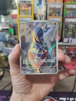 Sawk 130/086 White Flare Illustration Rare Full Art Holo Pokemon TCG MINT - Image 1