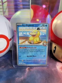Misty's Psyduck 45/182 Pokemon TCG S&V Destined Rivals Reverse Holo Uncommon NM - Image 1