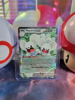 Maushold Ex 155/182 Pokemon TCG S&V Paradox Rift Double Rare Holo NM - Image 1