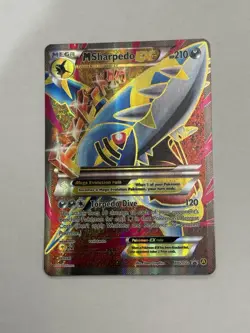 M Sharpedo EX XY200a Alternate Art Holo - XY Black Star Promo - Pokemon - LP - Image 2
