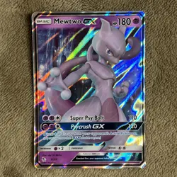 Mewtwo GX - 31/68 - Ultra Rare Hidden Fates Pokemon TCG NM - Image 1