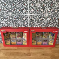 Set Of 2 Sam’s Club Pokemon Scarlet And Violet 151 Mini Tin 4 Pack - Image 1