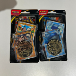 Pokemon Mega Evolution Checklane Blister Booster Lycanroc And Wailord Set of 2 - Image 1