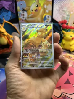 Pokemon TCG Scarlet & Violet Ultra Rare Pawmot 209/198 NM Condition - Image 1