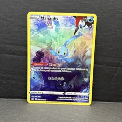 Manaphy Pokemon TCG Crown Zenith Ultra Rare Card GG06/GG70 Near Mint Condition - Image 1