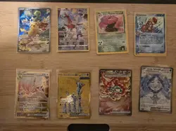 Pokemon Card Lot of 8 Cards - Pikachu, Vileplume, Crawdunt, Latias - Image 1