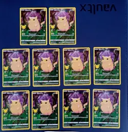 Pikachu 005/025 Celebrations 25th Anniversary Full Art Pokemon Card x 10 - Image 1