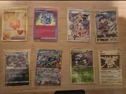 Pokemon Card Lot of 8 Cards Zapdos, Serperior, Branden, Irida - Image 1