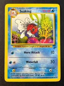 Seaking 60/130 Base Set 2 Pokemon Card EXC BUY 2 CARDS GET 1 FREE!! - Image 1