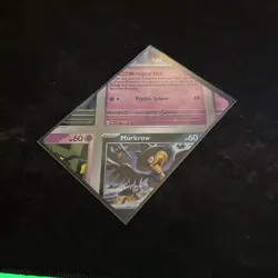Pokemon Card - Error Miscut Trick Or Trade 088/193 Holo Rare murkrow - Image 2