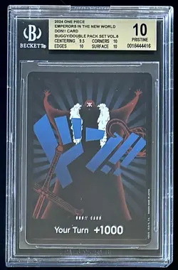 BGS 10 One Piece OP09 Don Card Buggy Alt Art - English - Foil - DP6 - Graded - Image 1