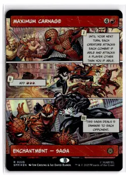 MTG FOIL Maximum Carnage (Borderless) R 225 NM - Image 1