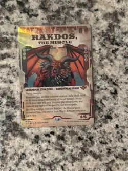 1x Foil Rakdos, the Muscle (Showcase) - Outlaws of Thunder Junction - NM - MTG - Image 1
