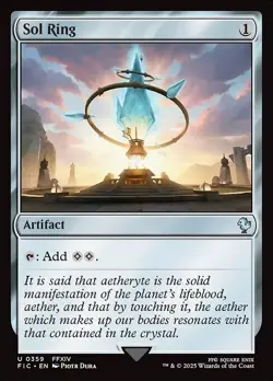 Sol Ring (0359) Commander: FINAL FANTASY NM MTG Non-Foil - Image 1
