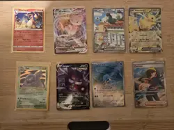 Pokemon Card Lot of 8 Cards - Charizard, Mew, Pikachu, Gengar, Muk - Image 1
