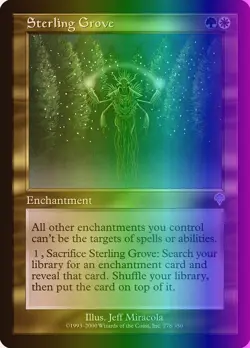 MTG Magic the Gathering Sterling Grove (278/356) Invasion HP FOIL - Image 1