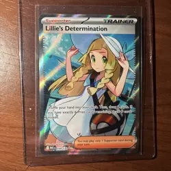 Lillie's Determination 169/132 Ultra Rare Pokemon Mega Evolution🔥 - Image 1