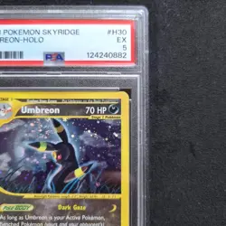 2003 Umbreon H30/H32 Skyridge Holo - Pokemon TCG English PSA 5 *NEW CERT* - Image 5