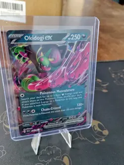 Pokemon TCG Shrouded Fable Okidogi EX 036/064 Holo Double Rare NM - Image 1