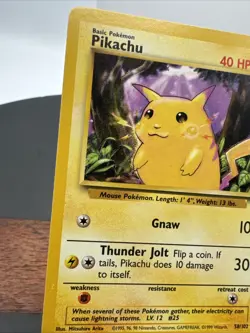 Pokemon TCG Pikachu Base Set 58/102 Regular Unlimited Common - Image 2