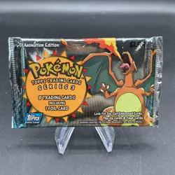 Topps Pokemon Series 3 TV Animation Edition Factory Sealed Pack - Charizard 🔥 - Image 2