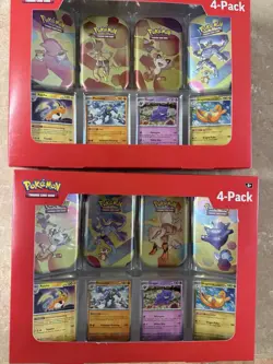 In hand! Pokemon 151 Mini Tins 4 Pack Sam’s Club Exclusive Factory Sealed - Image 1