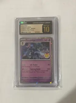 CGC Pristine 10 Ceruledge Pokemon Day Promo Cosmos Holo Paldean Fates 040/091 - Image 1