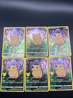 Pikachu 005/025 Celebrations Holo Lot Of 6 Pokemon - Image 1