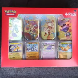 2x Sam’s Club Exclusive Pokemon 151 Mini Tins 4-Pack Collection Unopened Lot 2 - Image 2