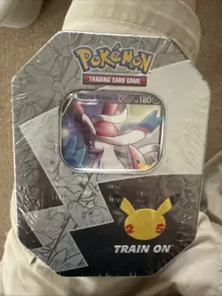 Pokemon TCG Celebrations 25th Anniversary Tin Factory Sealed Dark Sylveon V - Image 1