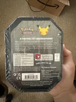 Pokemon TCG Celebrations 25th Anniversary Tin Factory Sealed Dark Sylveon V - Image 3