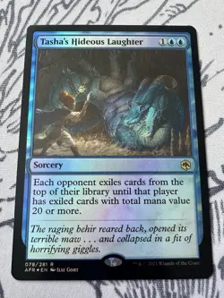 MTG X1 Tasha's Hideous Laughter Adventures in the Forgotten Realms Foil Mill - Image 1