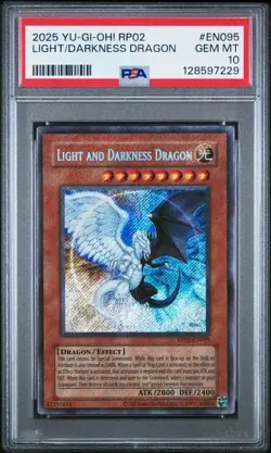 Yu-Gi-Oh! Light and Darkness Dragon Retro Pack 2 PSA 10 Gem Mint RP02-EN095 - Image 1