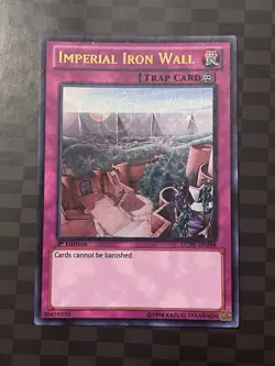 Yugioh! Imperial Iron Wall - LCJW-EN298 - Ultra Rare - 1st Edition NM - Image 1
