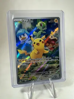 Pokemon Scarlet & Violet Paldea Evolved Pikachu #27 SVP en Pikachu Promo Card - Image 1