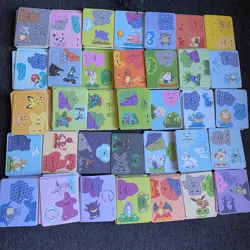 MASSIVE Pokemon BUILDERS Bulk Lot 260x Coles Builder Cards (OPENED/UNUSED) - Image 1