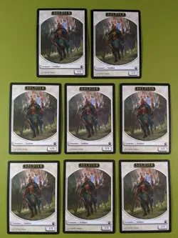 8 Soldier Token (Velinov) Theros Magic the Gathering MTG 8 - Image 1