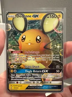 Dedenne GX 57/214 World Championships 2019 Nintendo Pokemon Card NM 1118#140 - Image 1